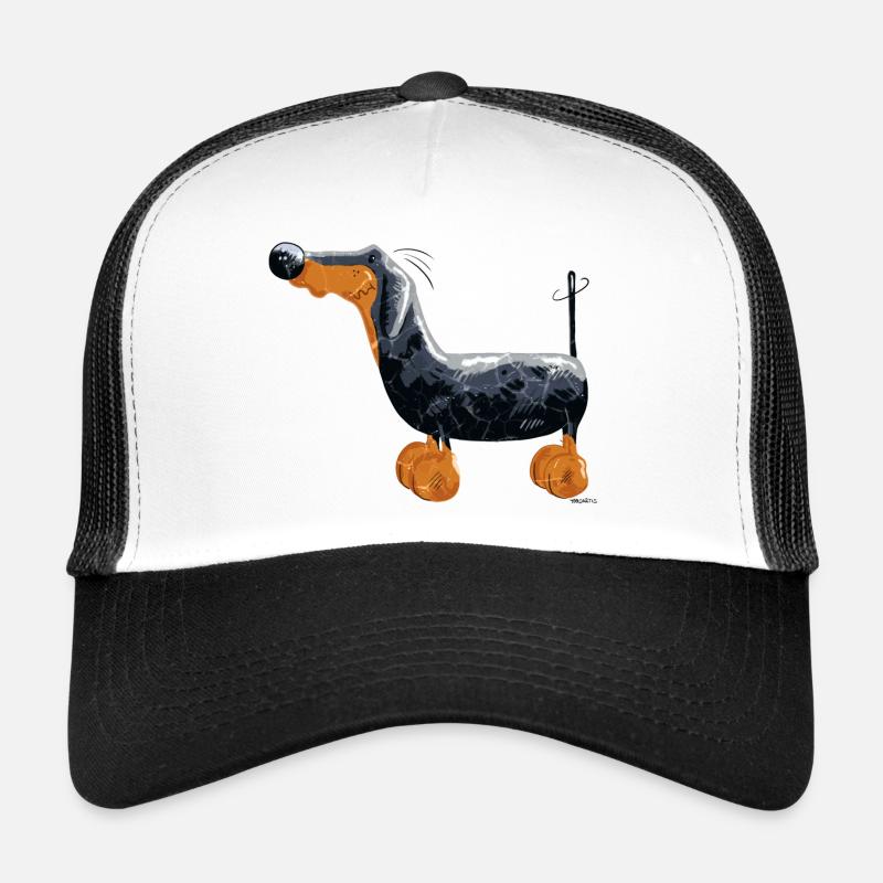 Da steht ein Dackel Trucker Cap