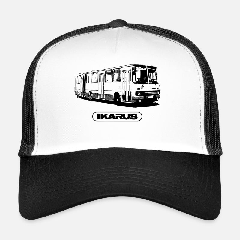 IKARUS 280 - Autobus - Omnibus - Casquette trucker  - blanc/noir