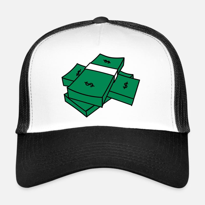 billets de banque Casquette trucker 
