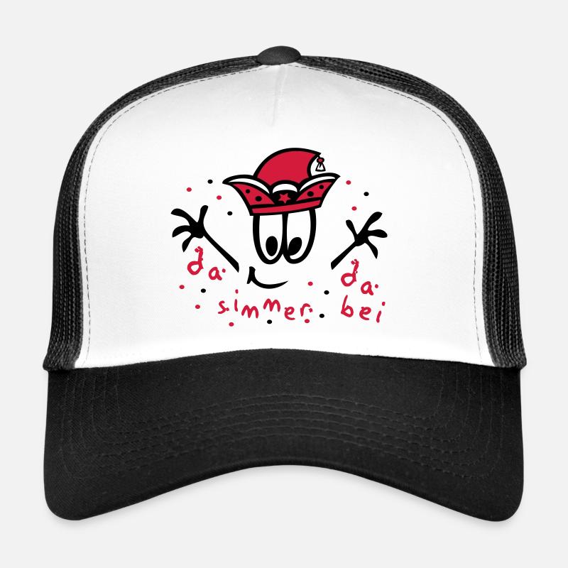 Fasching mit Konfetti, Karneval Trucker Cap