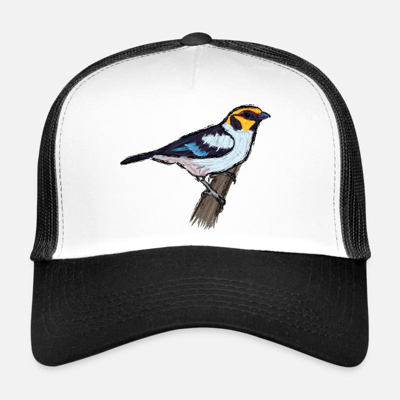Red forehead tanger / Flame-Faced Tanager Design I Trucker Cap