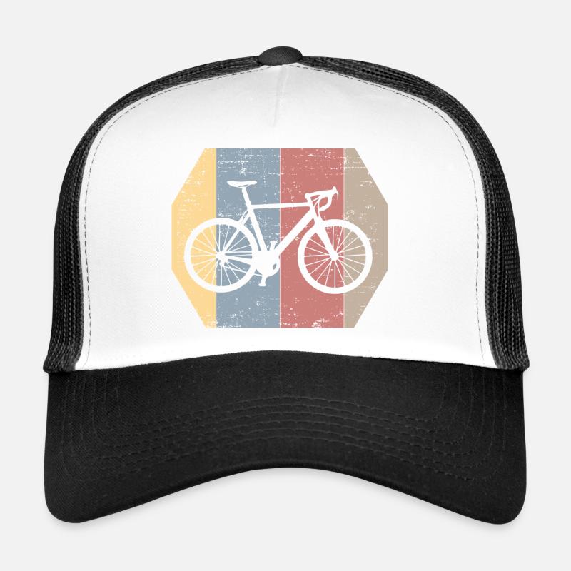 vélo - Casquette trucker  - blanc/noir