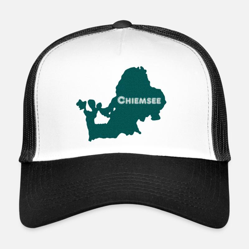 Chiemsee Silhouette - Trucker Cap - Weiß/Schwarz