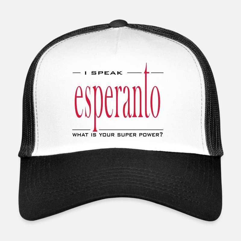 Super Power Esperanto Trucker Cap