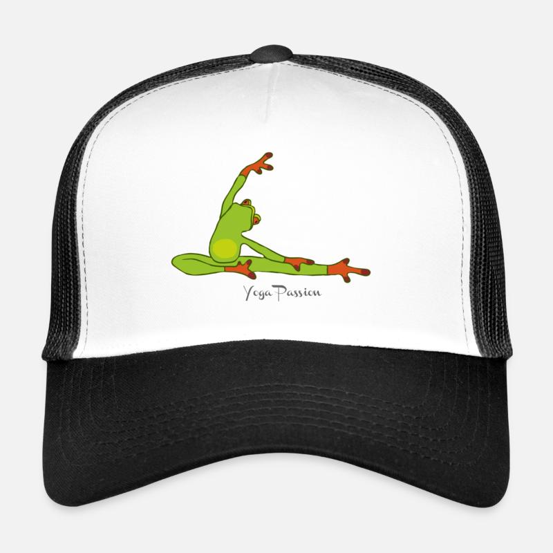 Frog Yoga Passion - Trucker Cap - white/black