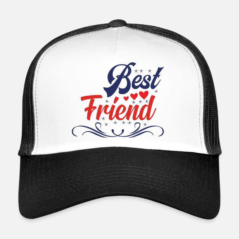 Bester Freund - Trucker Cap - Weiß/Schwarz