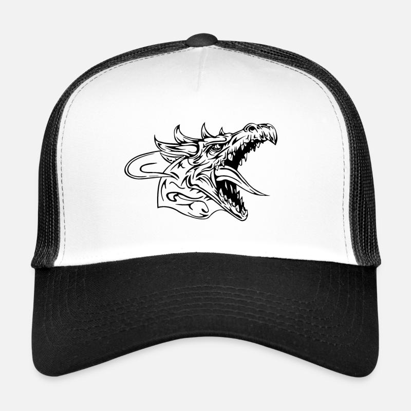 Dragon - Trucker Cap - white/black