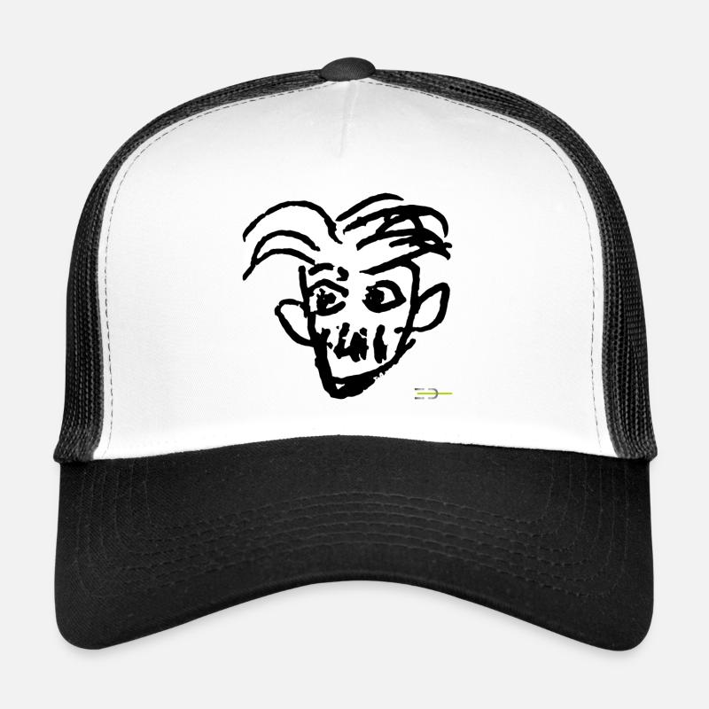 Men's Head Drawing Hans Erwin SW Trucker Cap