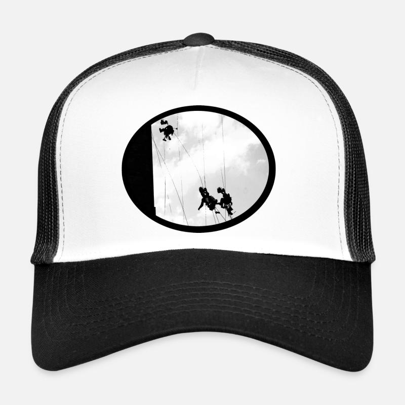 Lave-vitres à une hauteur aérée - Casquette trucker  - blanc/noir