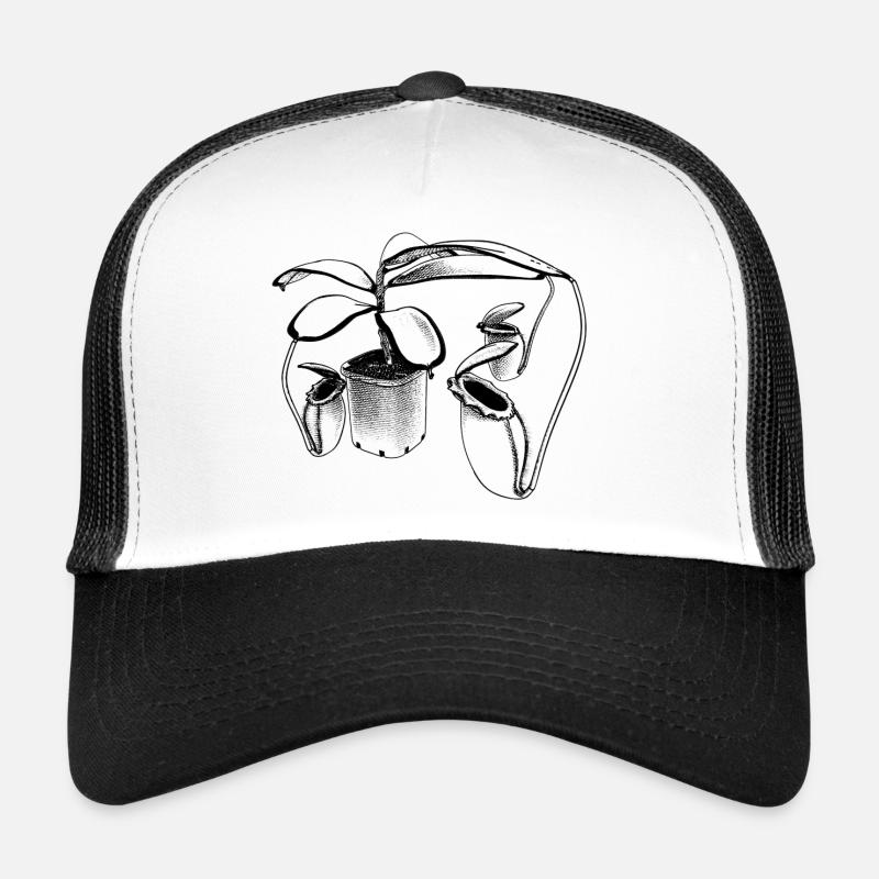 Nepente - Trucker Cap - white/black