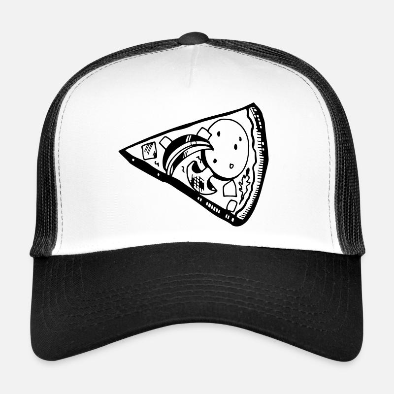 Pizza Slice Pärchen Valentinstag Essen Love Trucker Cap