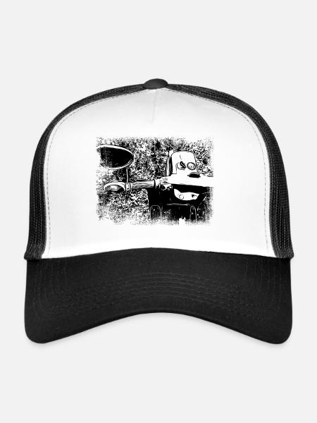 Simson Schwalbe - KR51 - Casquette trucker  - blanc/noir - Devant
