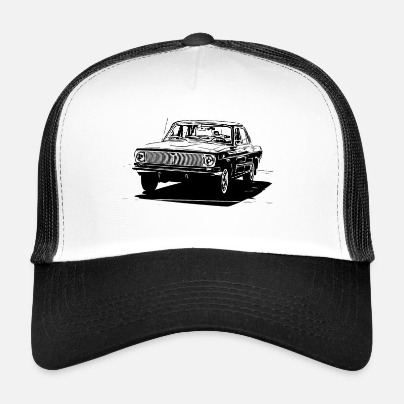 GAZ-24 Wolga - Trucker Cap - Weiß/Schwarz