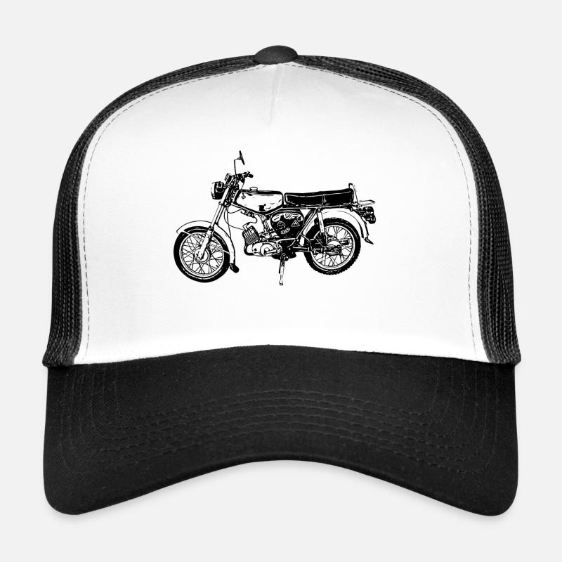 S50 - Trucker Cap - Weiß/Schwarz