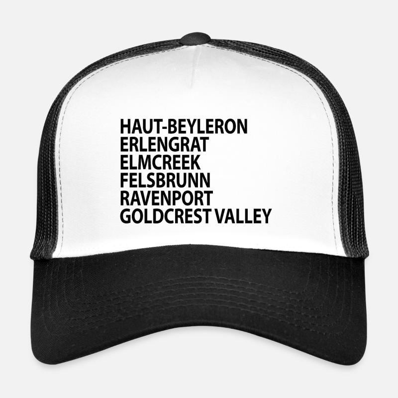 Landwirtschafts Simulator Maps - Trucker Cap - Weiß/Schwarz