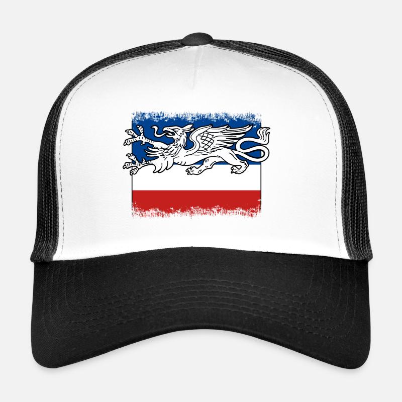 Rostocker - Trucker Cap - Weiß/Schwarz