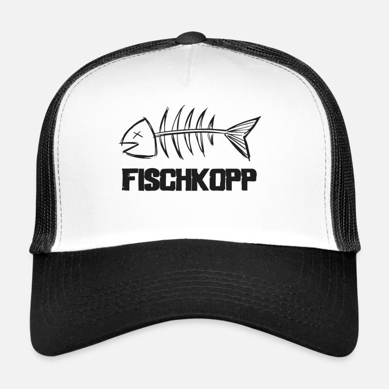 Fischkopp - Trucker Cap - Weiß/Schwarz