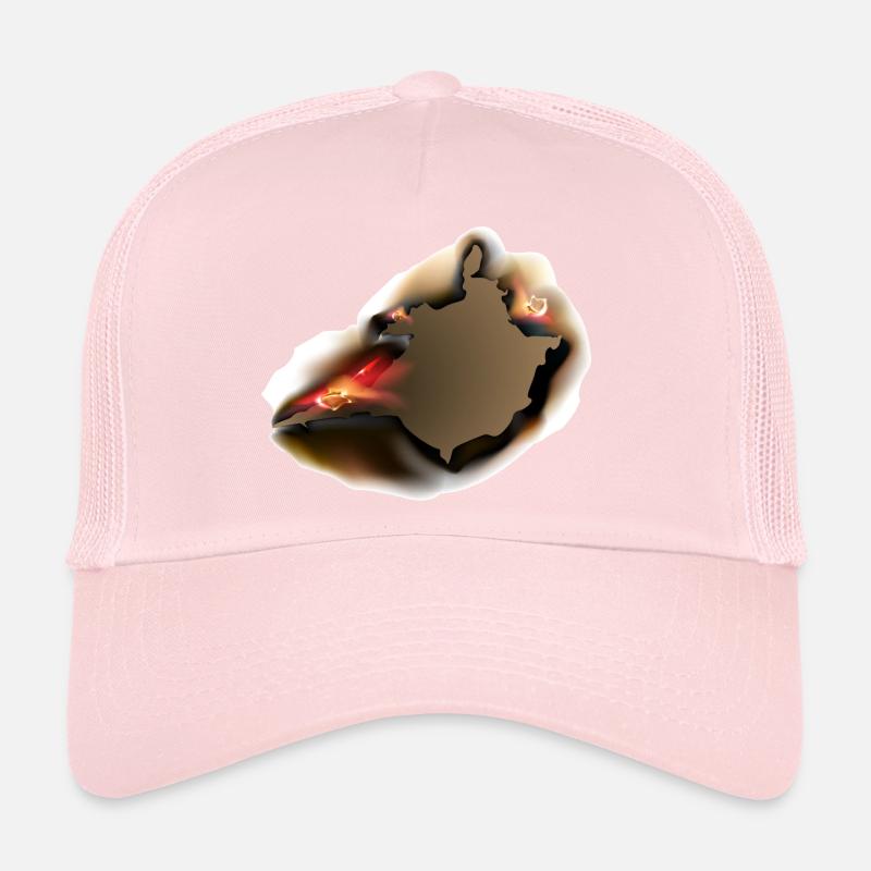 Fire hole Trucker Cap