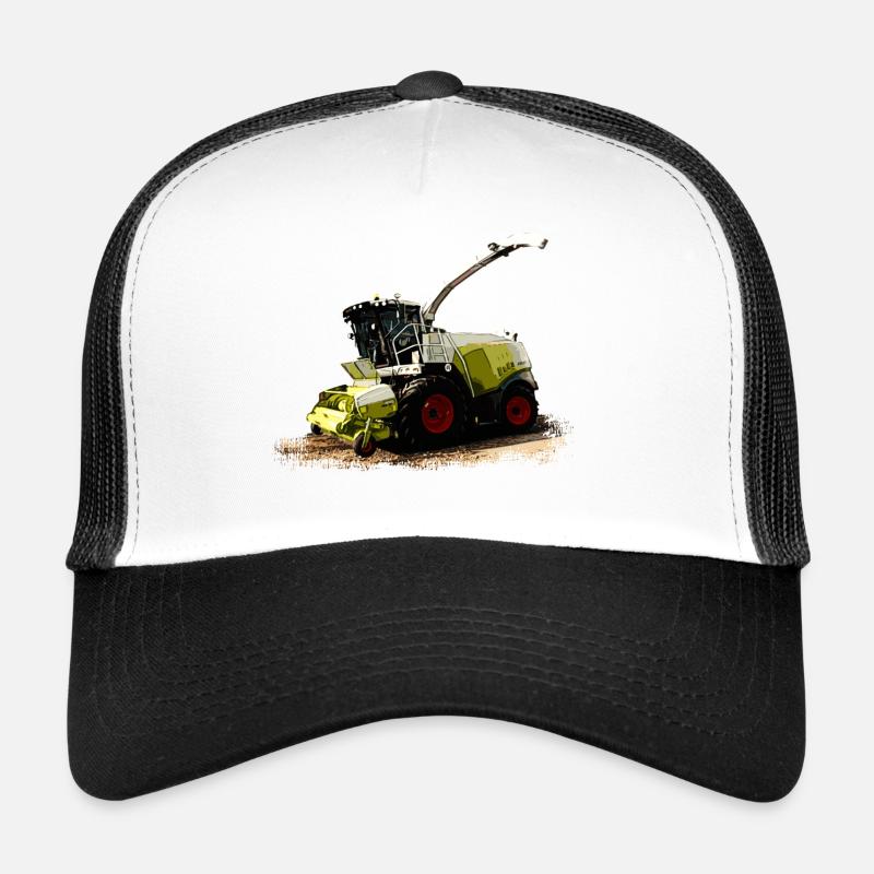 Moissonneuse-batteuse Claas Jaguar 930 - Casquette trucker  - blanc/noir