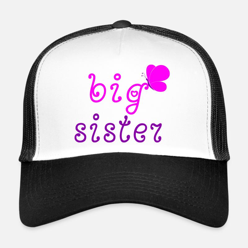 Big Sister - Trucker Cap - white/black