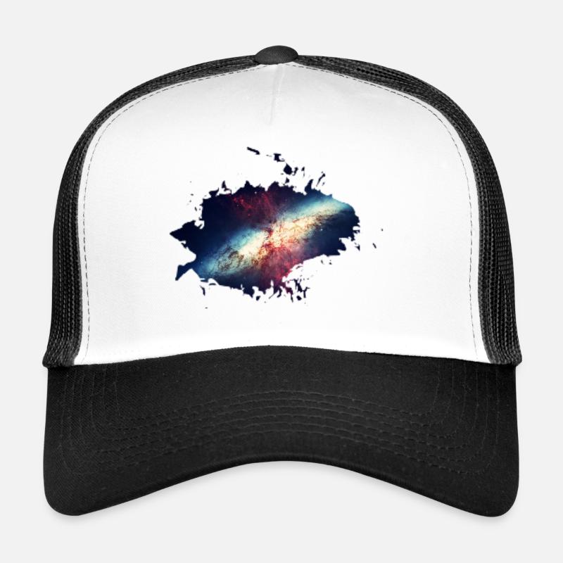 Galaxy Stars Planet Splash Space Illustration Casquette trucker 