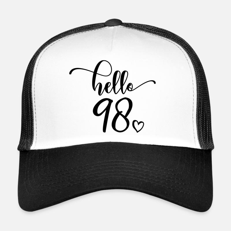 Hello 98 - Joli cadeau de 98e anniversaire, 98 ans Casquette trucker 