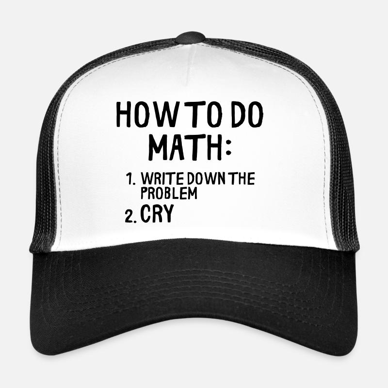 HOW TO DO MATH Trucker Cap