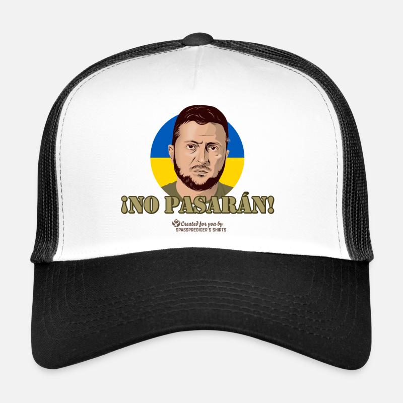 ¡No Pasarán! Selenskyj T-Shirt Design Trucker Cap