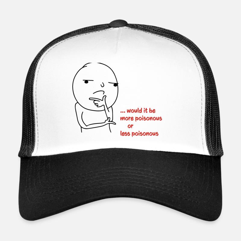 Poisonous - Trucker Cap - white/black