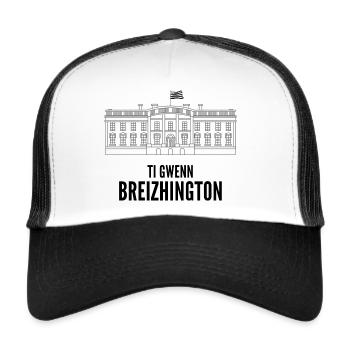 TI GWENN - BREIZHINGTON - Trucker Cap - white/black - Front