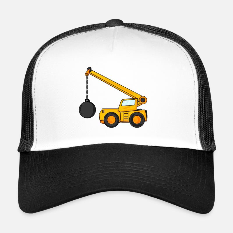 Grue de démolition Casquette trucker 
