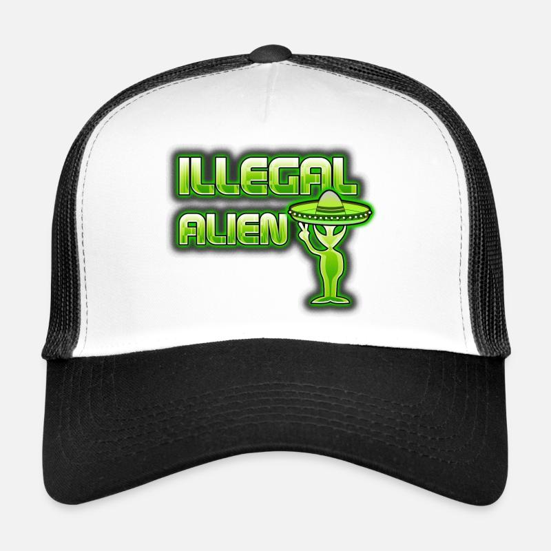 Funny Illegal Alien Trucker Cap