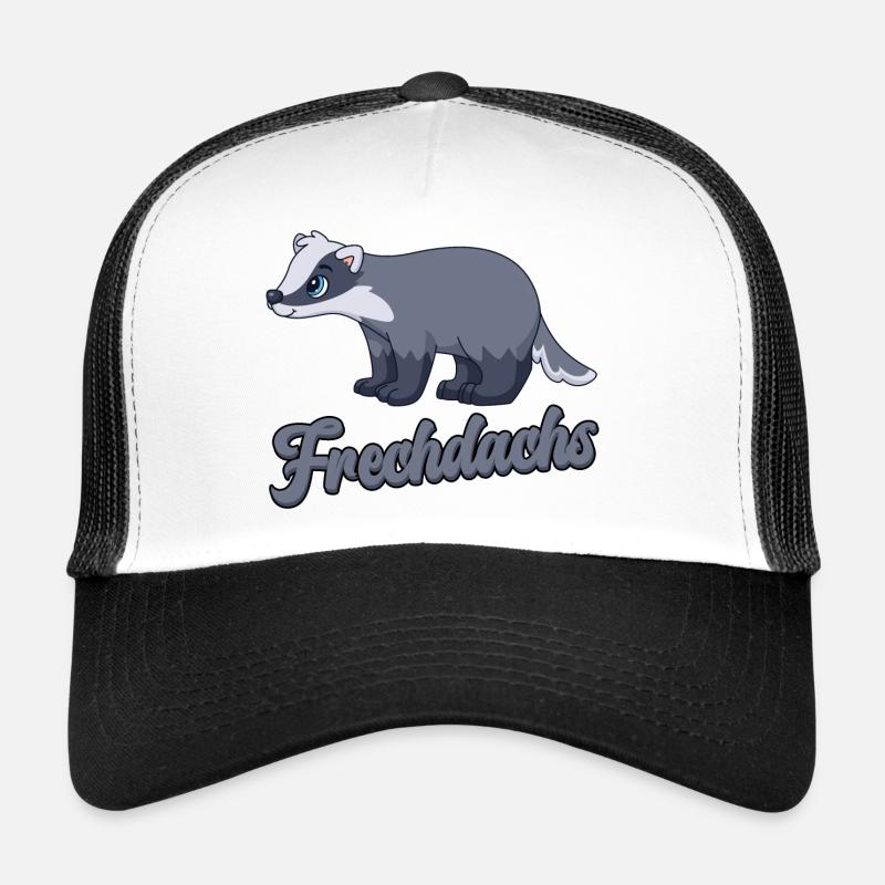 Drôle, blaireau doux, blaireau effronté, Casquette trucker 