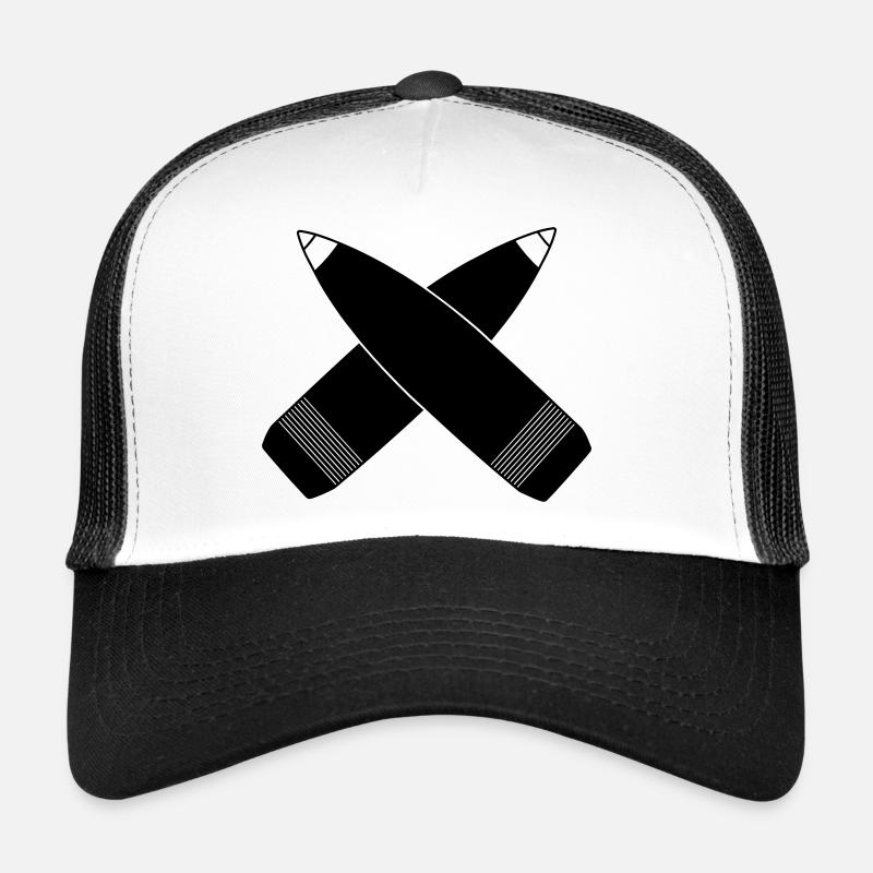 Deux grenades croisées Casquette trucker 