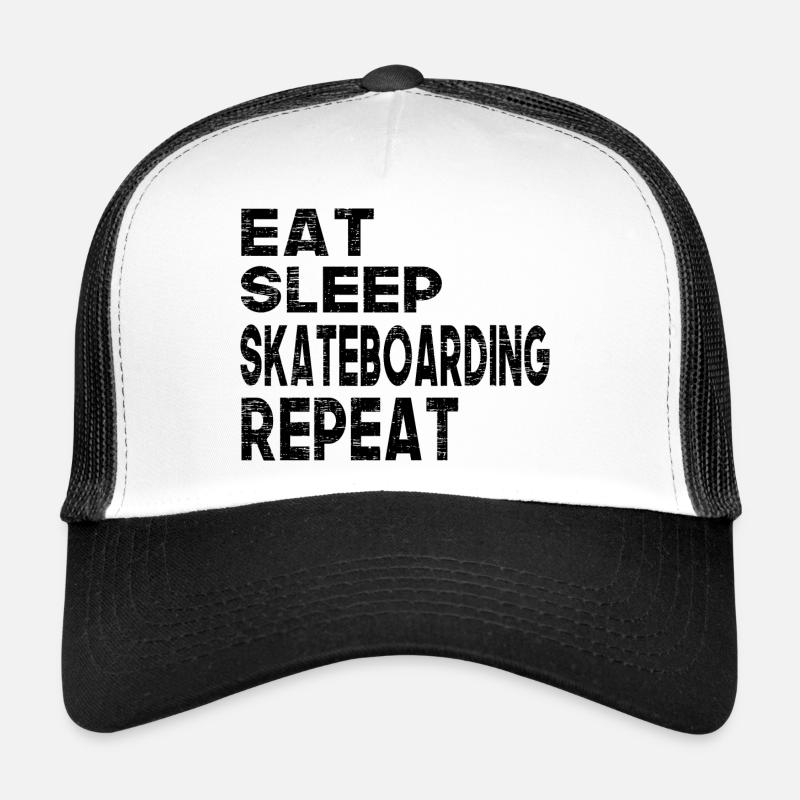 Eat SLeep Skateboarding Repeat Trucker Cap
