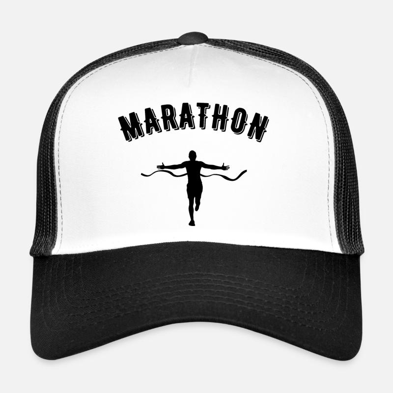 Marathon - Trucker Cap - Weiß/Schwarz