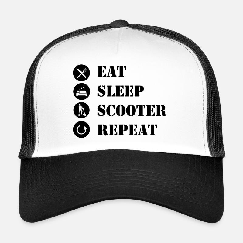 E-Scooter E-Roller Scooter Casquette trucker 