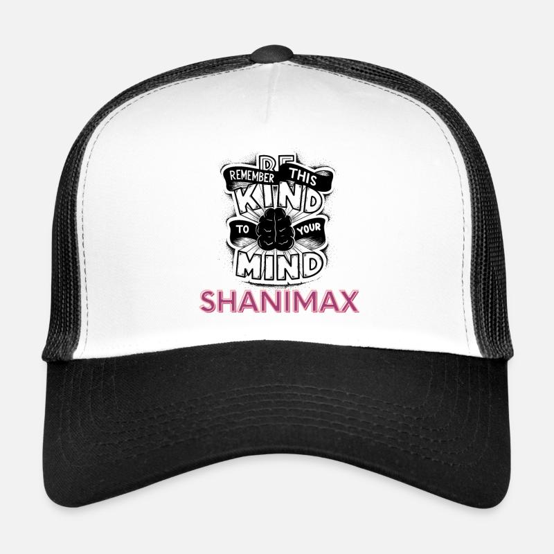 Clear Mind Reminder - Trucker Cap - Weiß/Schwarz