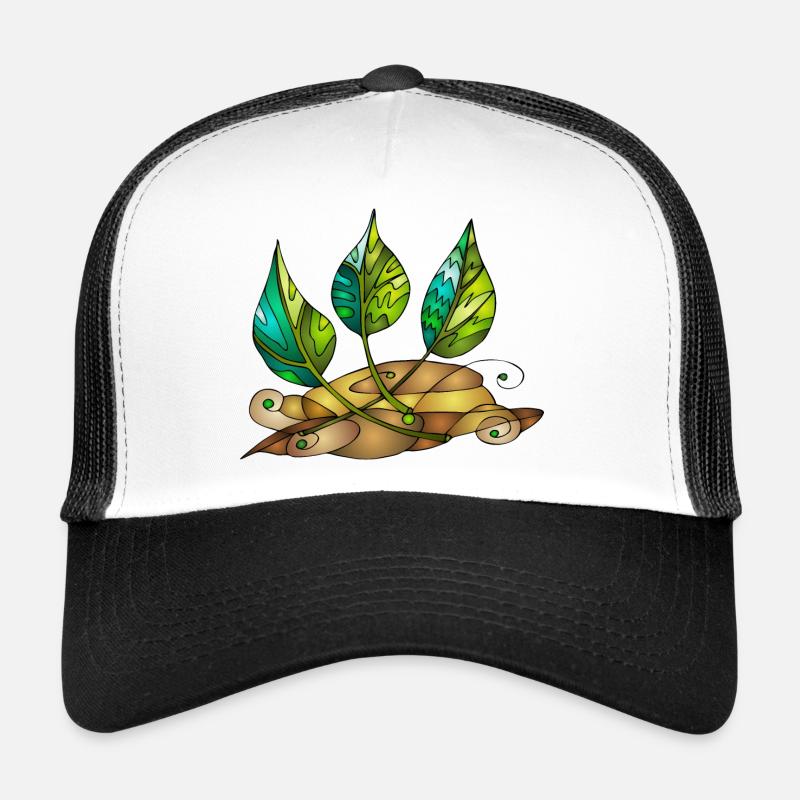 Liste - Trucker Cap - Weiß/Schwarz