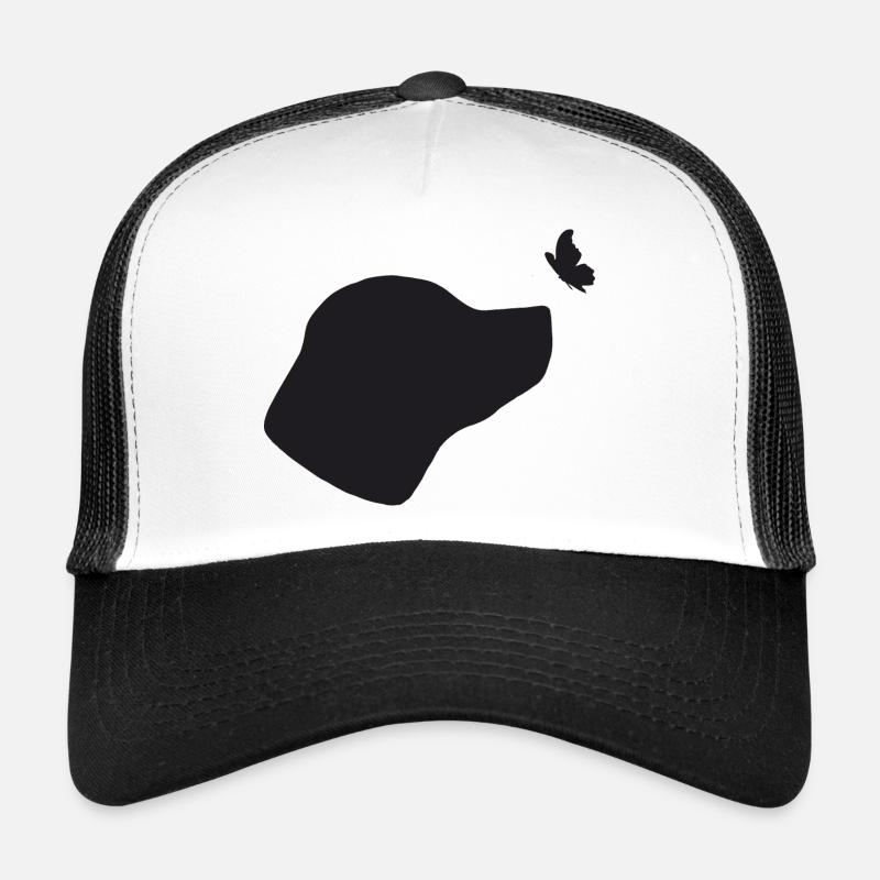 Labrador mit Schmetterling Trucker Cap