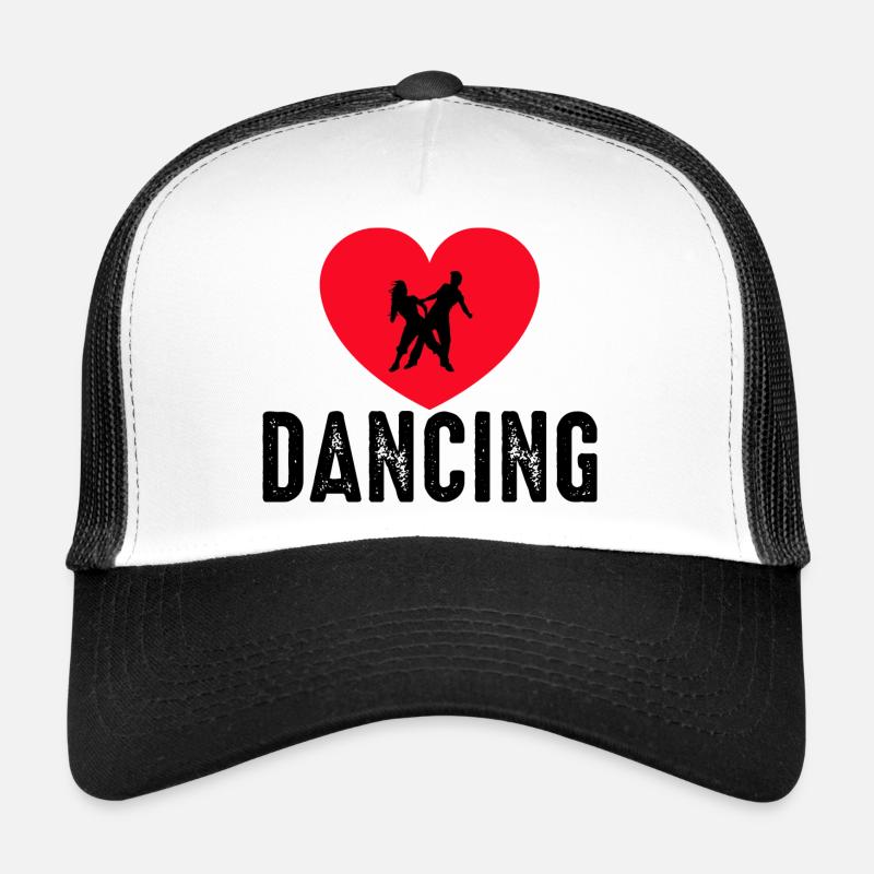 Dancing Dance Music - Trucker Cap - white/black