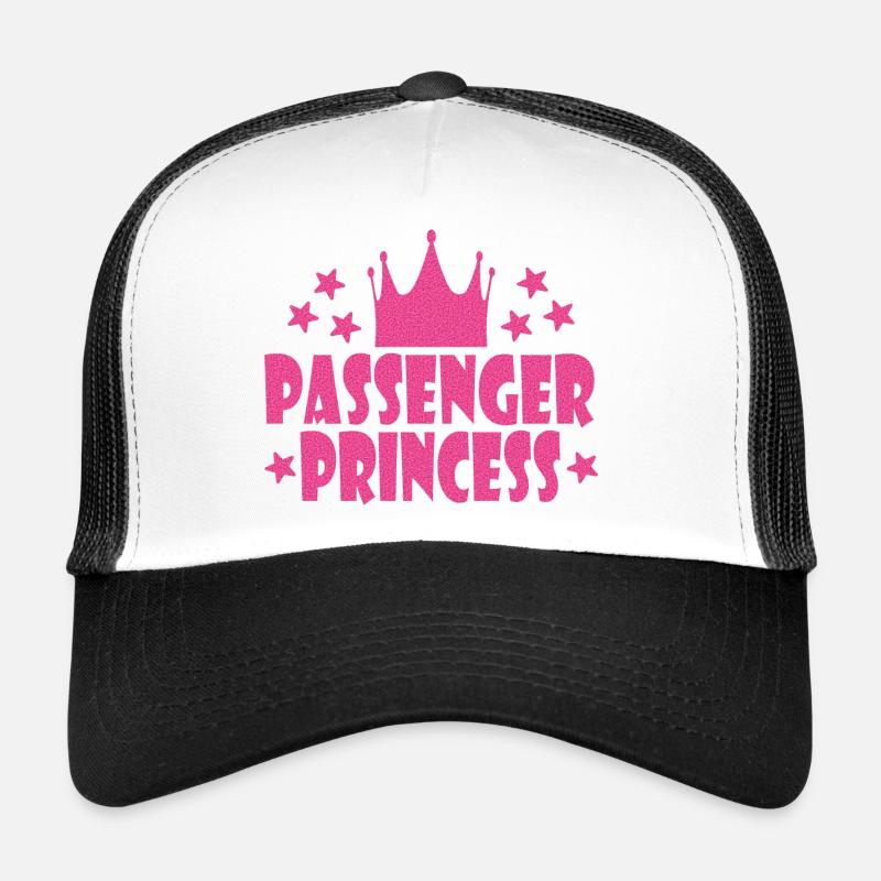 PASSENGER PRINCESS - Trucker Cap - white/black