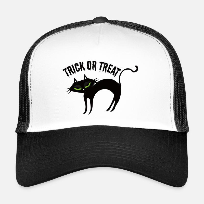 Trick or treat - Casquette trucker  - blanc/noir