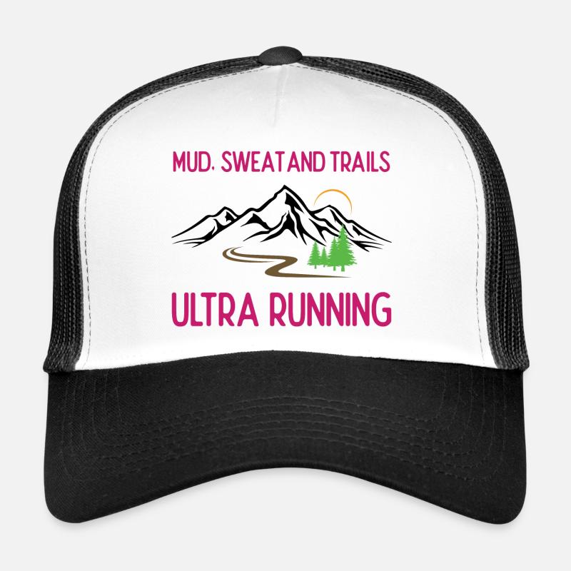 Ultra Running - Boue, sueur et sentiers Casquette trucker 