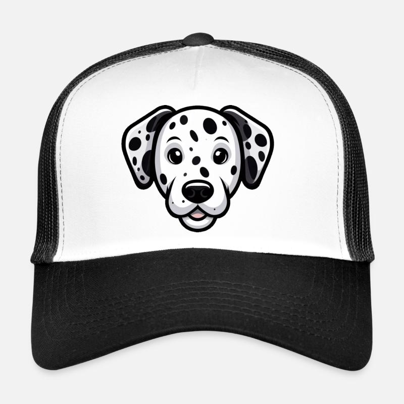 Dalmatiner Kopf im Comic Stil Trucker Cap