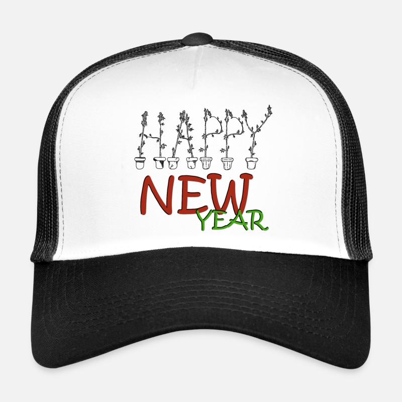 HAPPY new year Trucker Cap