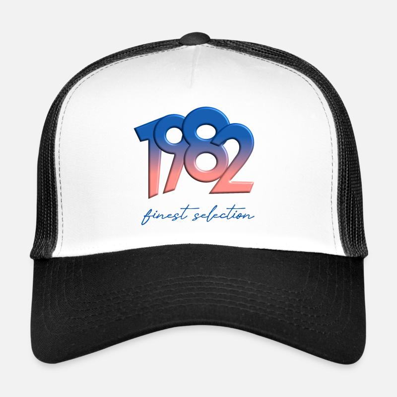 1982 - La plus belle sélection - Casquette trucker  - blanc/noir
