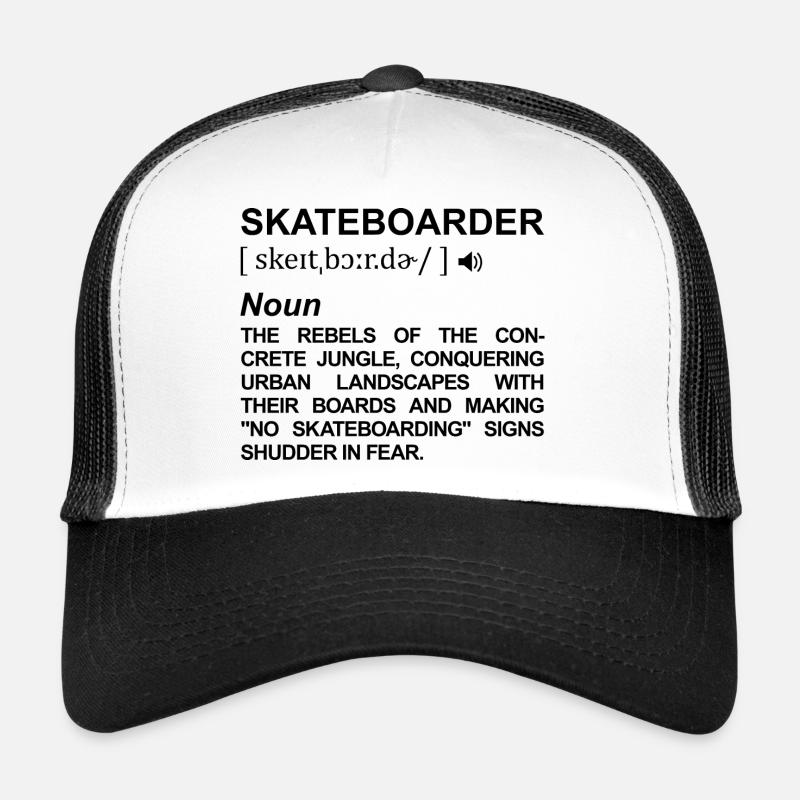 Skateboarder Definition Trucker Cap