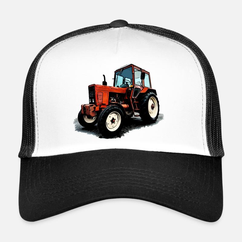 Belarus MTS 550 - Trucker Cap - Weiß/Schwarz