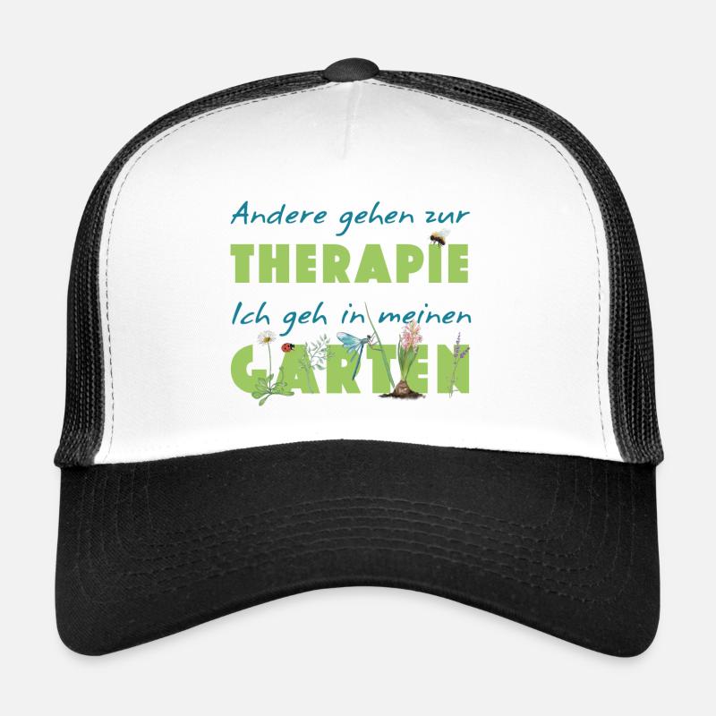 Mon jardin est une thérapie Casquette trucker 